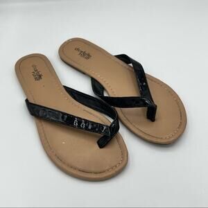 Charlotte Ruse Women's Black Sandals Sz 8